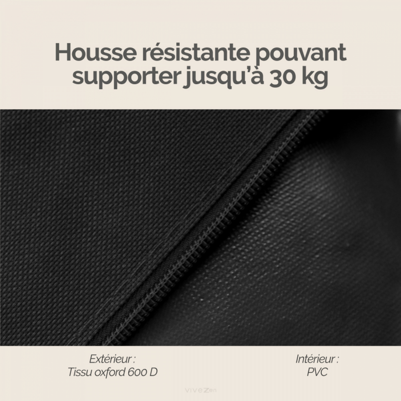 Housse de transport pour table de massage - Noir