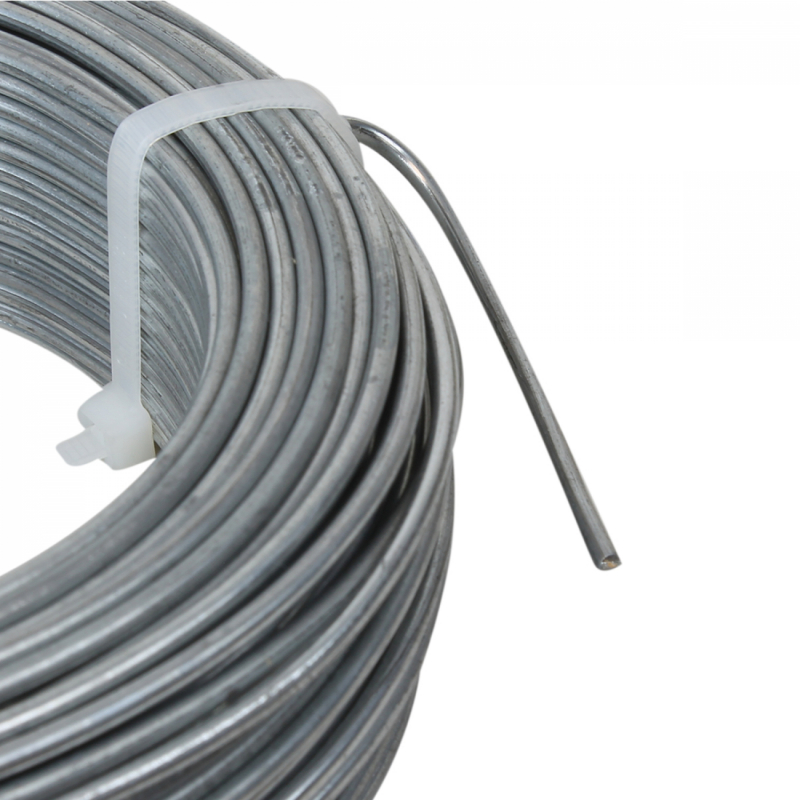 Fil de tension galvanisé - 50 m x 2.2 mm ø - Gris