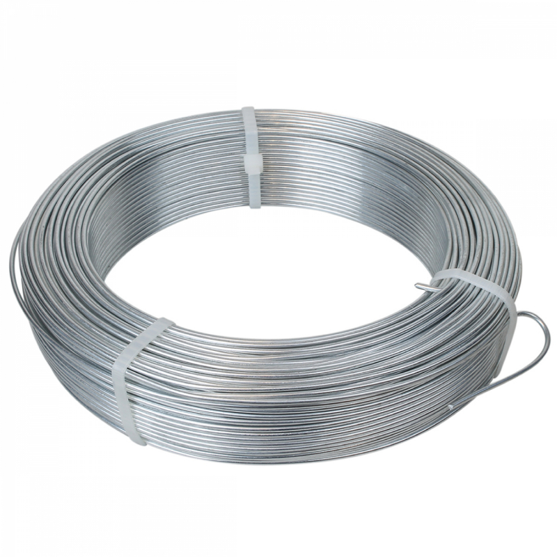 Fil de tension galvanisé - 50 m x 2.2 mm ø - Gris