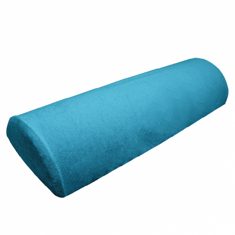 Drap-housse pour coussin demi rond - Éponge - Bleu turquoise
