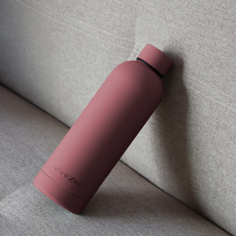 Gourde isotherme - 750 ml - Rose