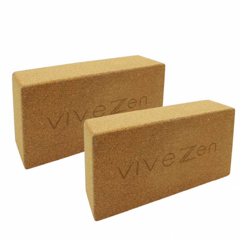 Lot de 2 briques de yoga - Liège - 600 g