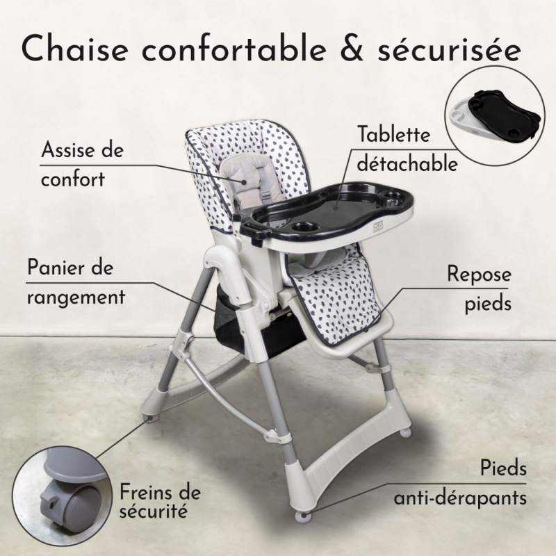 Chaise haute Ptit - Cléo