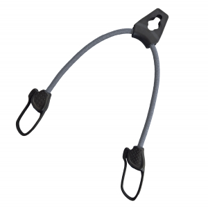 Lot de 10 sandows sécurisés et normés avec passant piton - Gris