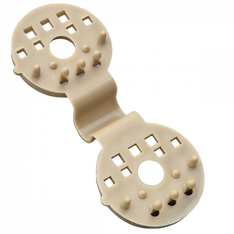 Lot de 50 clips de fixation pour brise vue - Beige