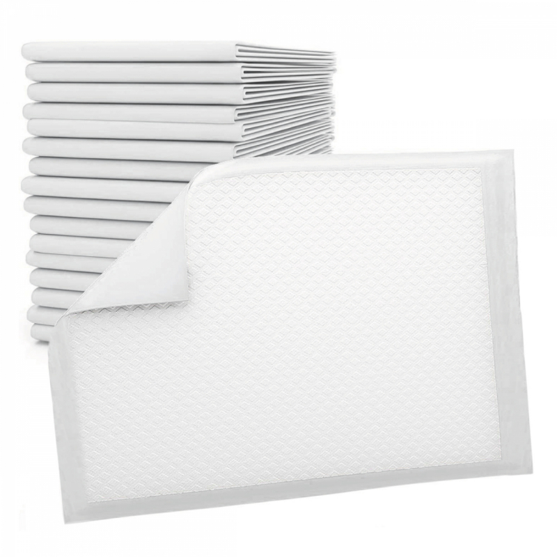 Lot de 50 alèses jetables - 40 x 60 cm - Blanc