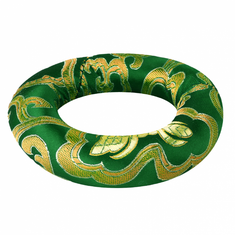 Coussin pour bol chantant tibétain - Vert