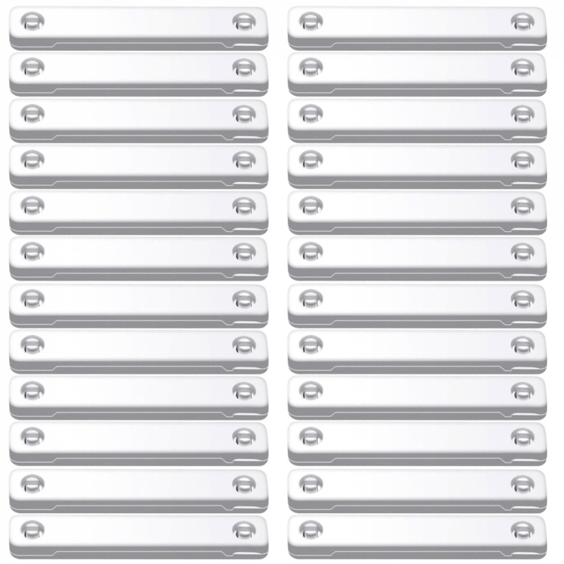 Lot de 24 aimants magnétiques pour moustiquaire - Blanc