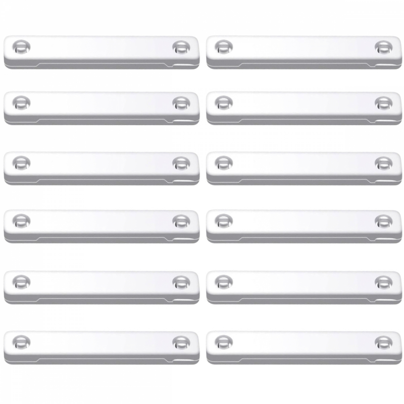 Lot de 12 aimants magnétiques pour moustiquaire - Blanc