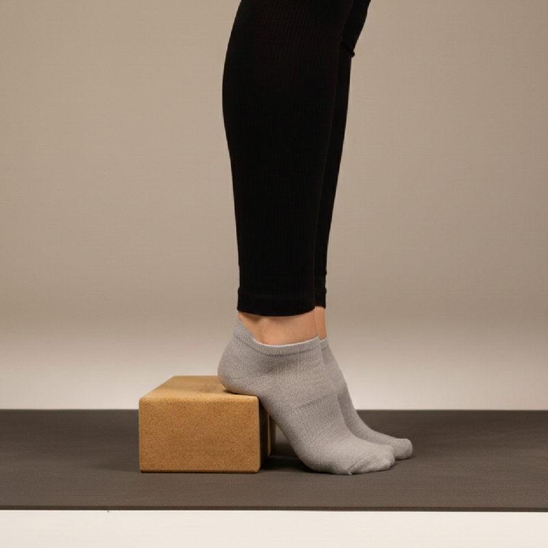 Lot de 4 paires de chaussettes antidérapantes - L - Gris