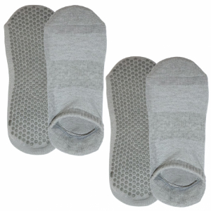 Lot de 2 paires de chaussettes antidérapantes - M - Gris