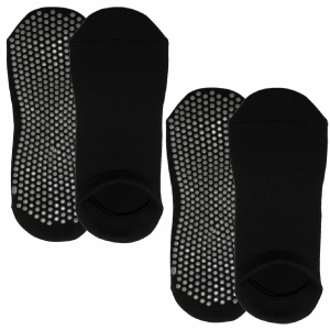 Lot de 2 paires de chaussettes antidérapantes - L - Noir
