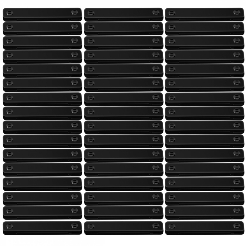 Lot de 48 aimants magnétiques pour moustiquaire - Noir