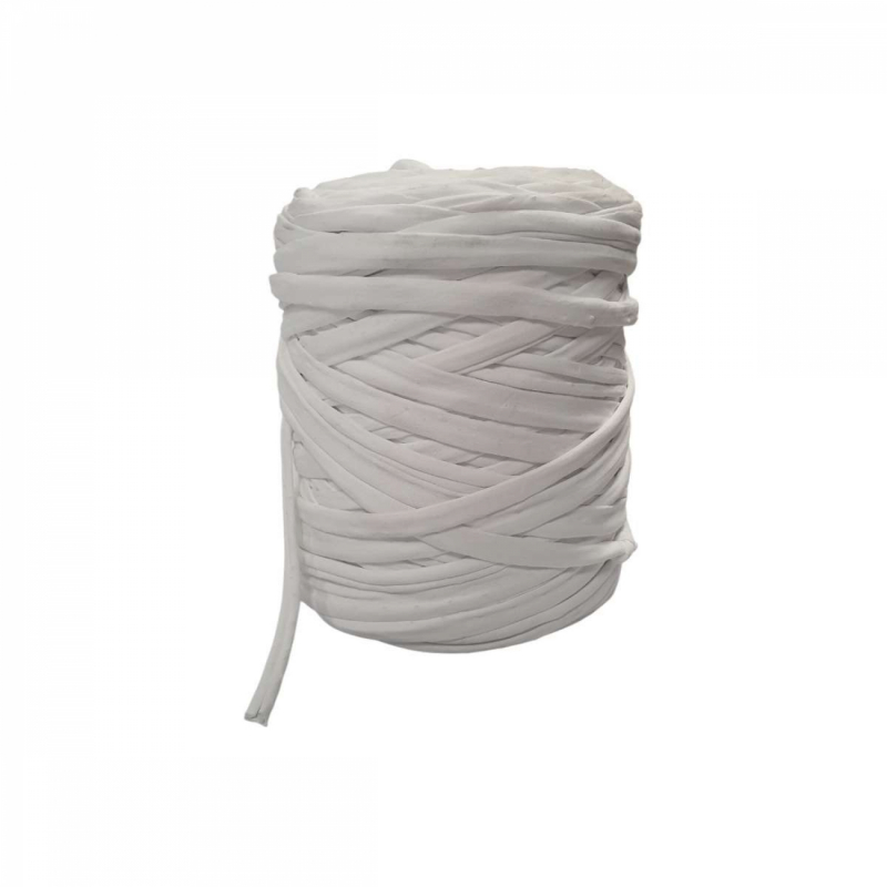 Bobine de lien en lycra avec déroulement central - 150 m - Blanc