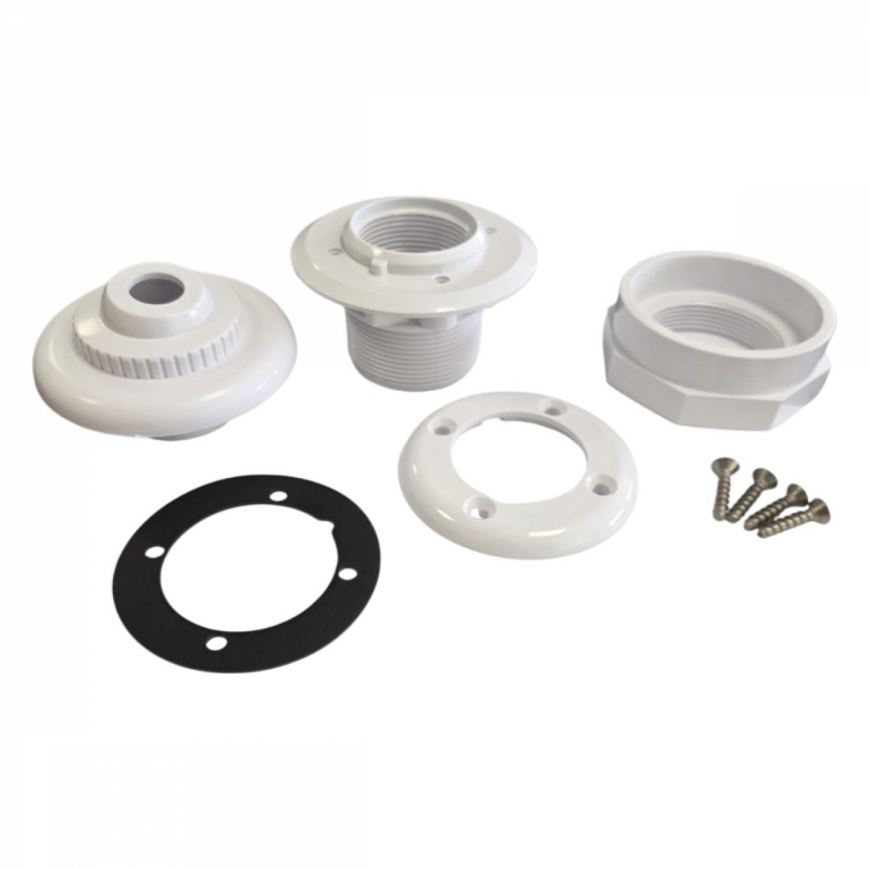 Buse refoulement pour piscine liner rotule 19 mm - Blanc - SP1408E19D - HAYWARD