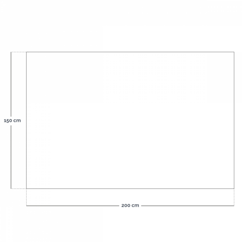 Plaid cosy - 150 x 200 cm - Gris