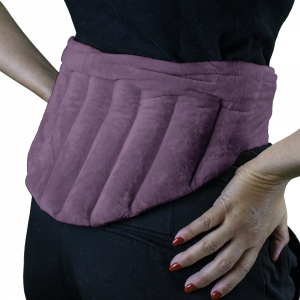 Ceinture chauffante pour lombaires - Mauve