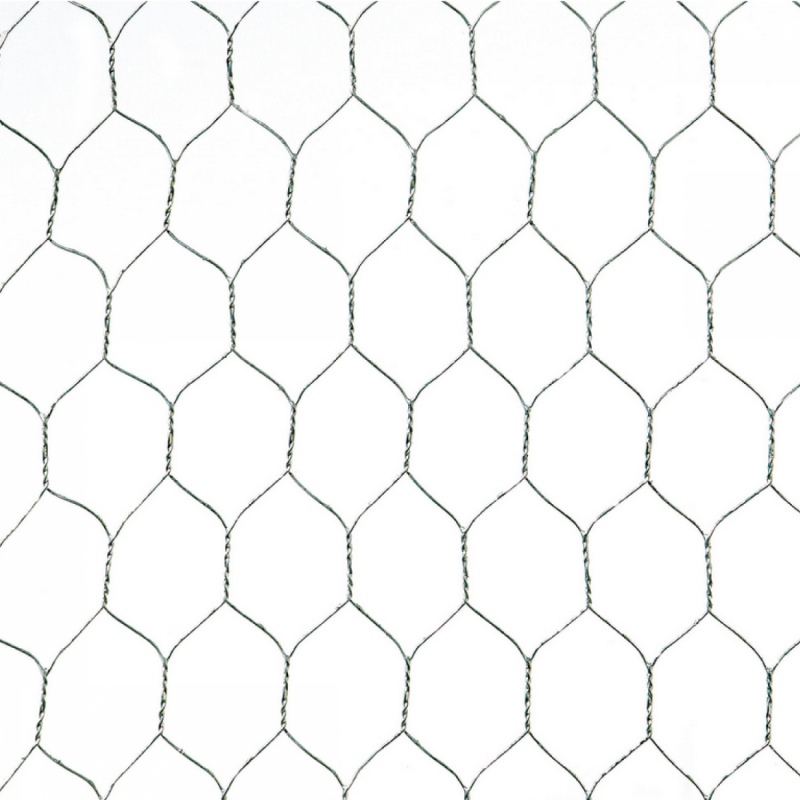 Grillage triple torsion - Maille 25 mm - 25 m x 1 m - Gris