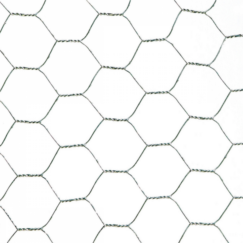 Grillage triple torsion - Maille 50 mm - 25 m x 1 m - Gris