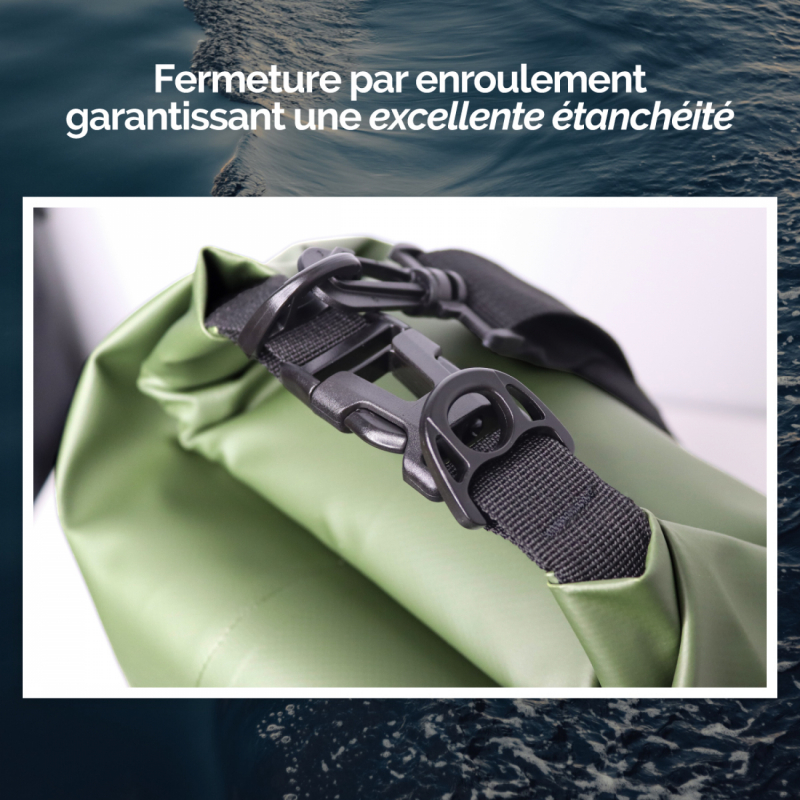 Sac étanche - 30 Litres - Kaki