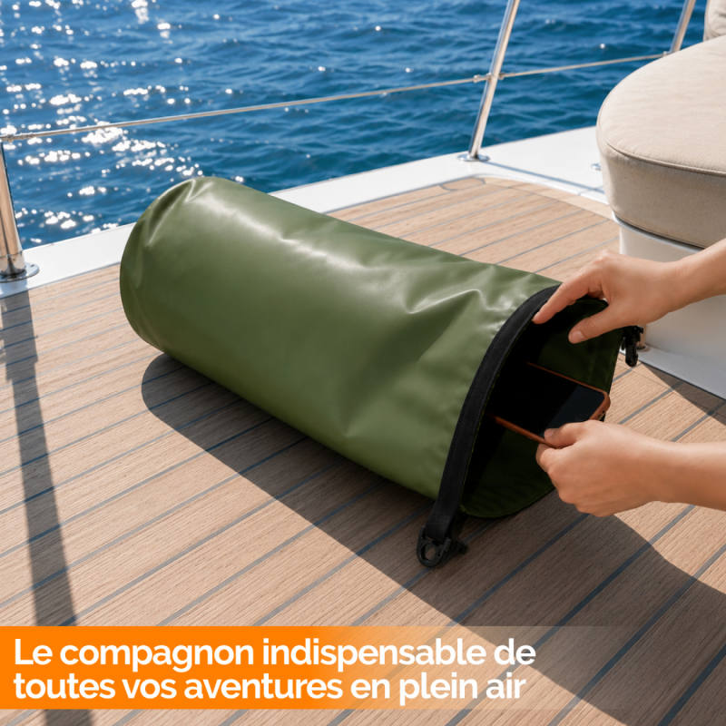 Sac étanche - 30 Litres - Kaki