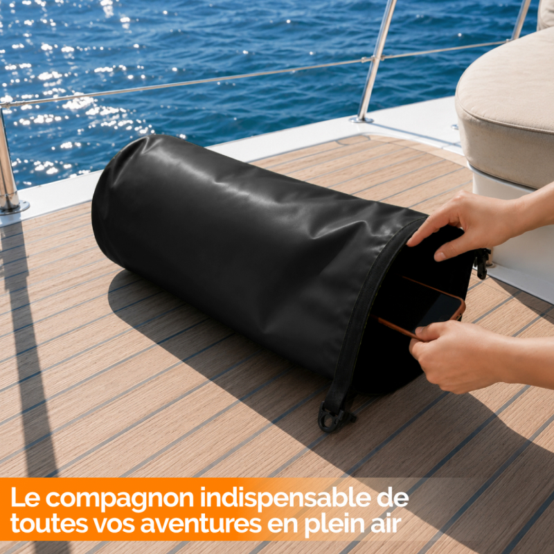 Sac étanche - 55 Litres - Noir