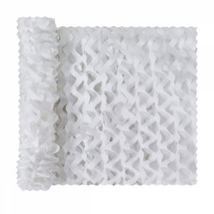 Voile d'ombrage camouflage rectangulaire - 3 x 5 m - Blanc