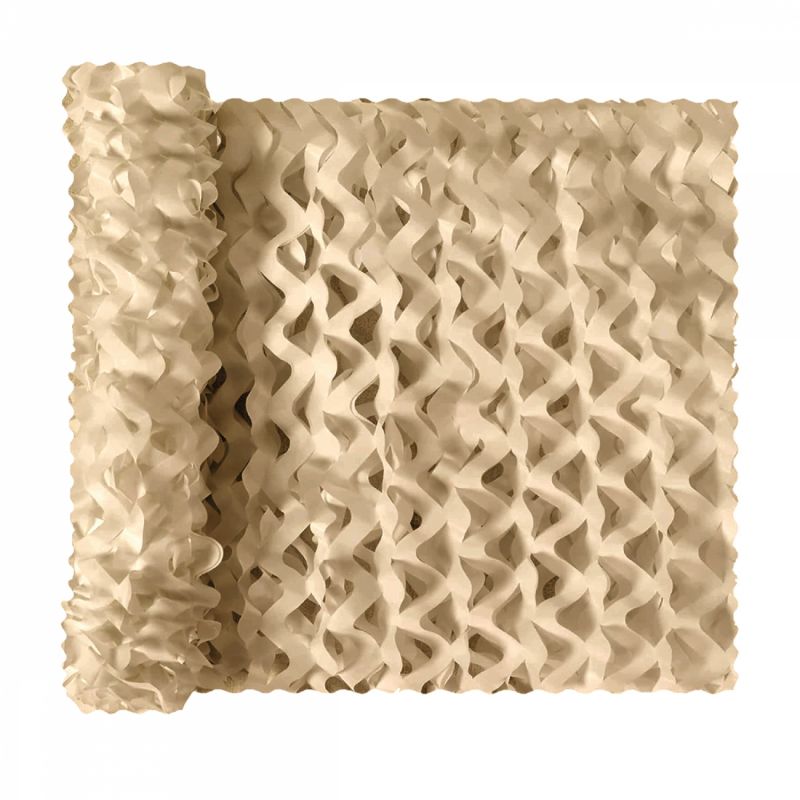 Voile d'ombrage camouflage rectangulaire - 3 x 4 m - Sable