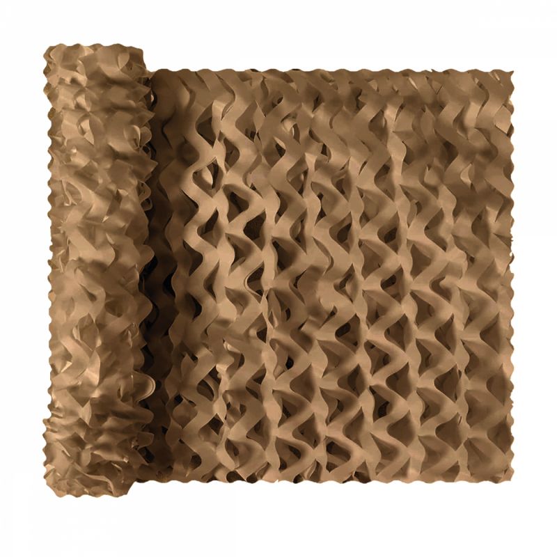 Voile d'ombrage camouflage rectangulaire - 2 x 3 m - Taupe