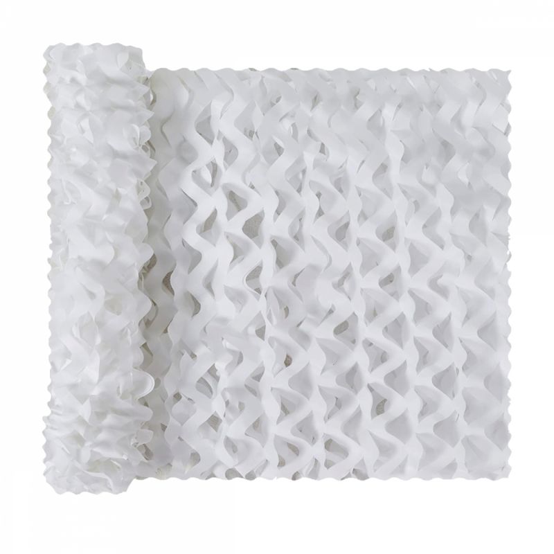 Voile d'ombrage camouflage rectangulaire - 2 x 3 m - Blanc