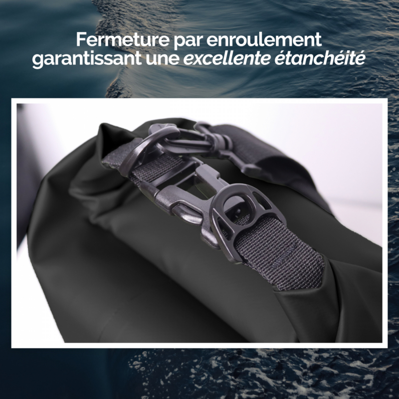 Sac étanche - 10 Litres - Noir