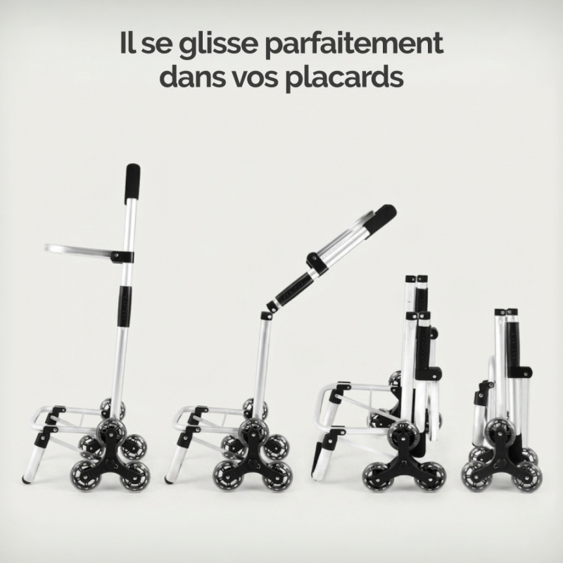 Chariot de courses - Noir