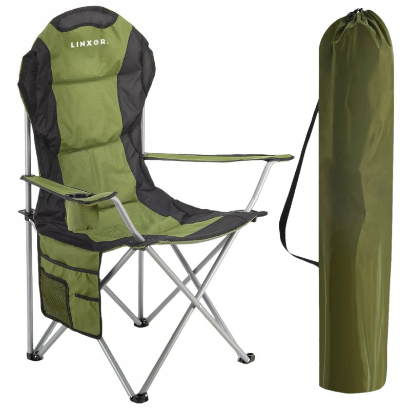 Chaise de camping pliable - Vert