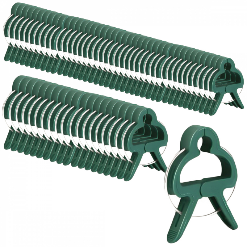 Lot de 60 clips d'attache pour plantes - Petite taille