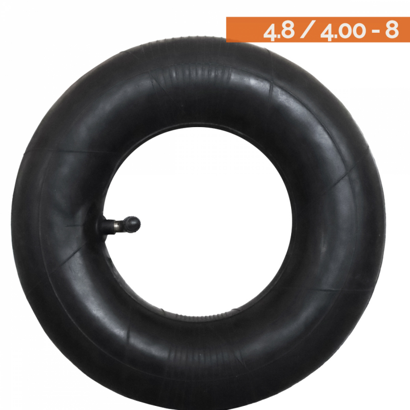 Lot de 2 chambres à air - 4.8 / 4.00 - 8 avec valve coudée