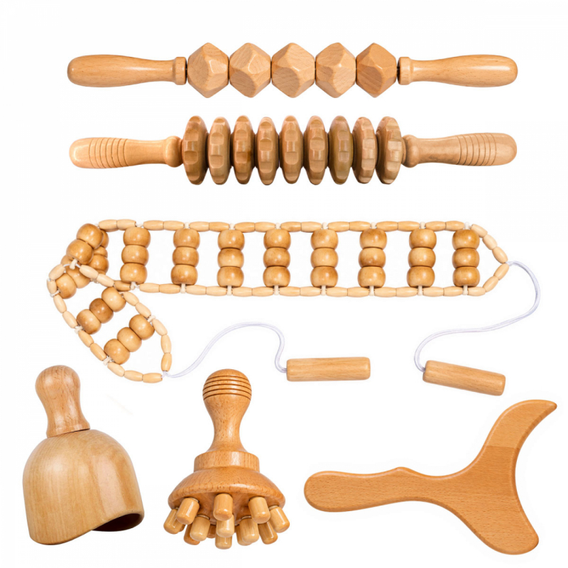 Kit de madérothérapie en bois - 6 pièces