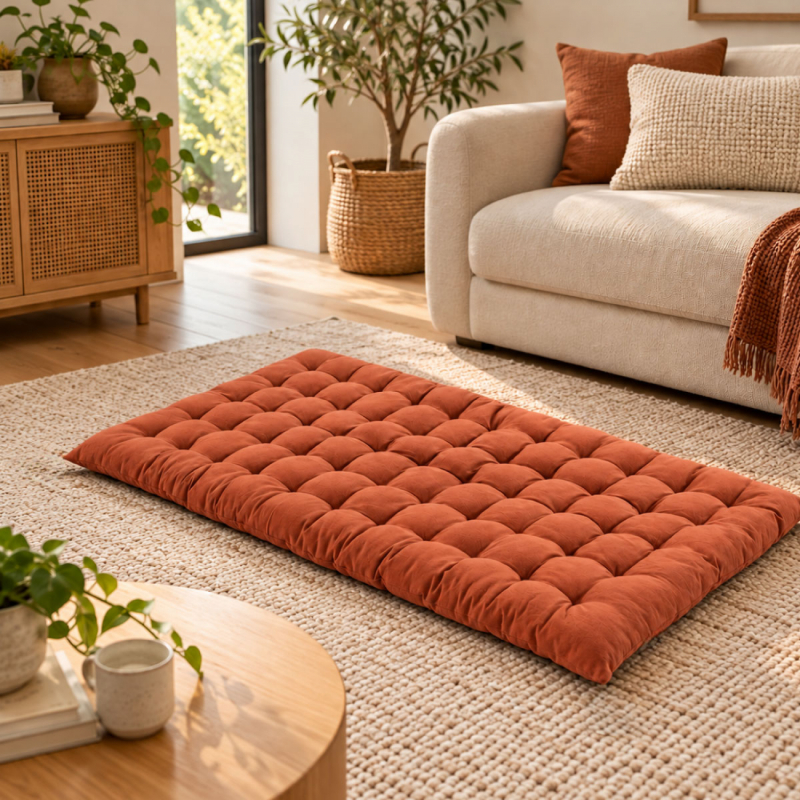 Matelas de sol - 60 x 120 cm - Terracotta