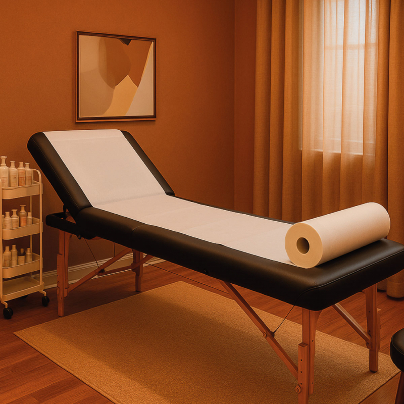 Drap d'examen gaufré - 70cm x 42m - 34g/m2