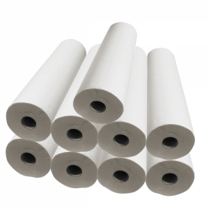 Lot de 9 draps d'examen gaufré - 60cm x 50m - 34g/m2