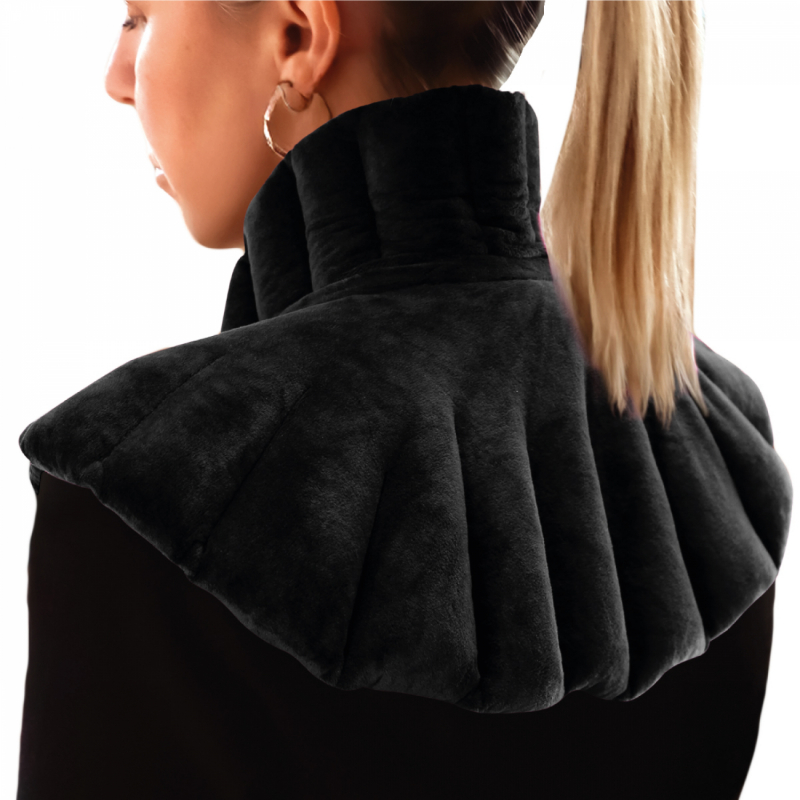 Coussin chauffant pour épaules et cou - Noir