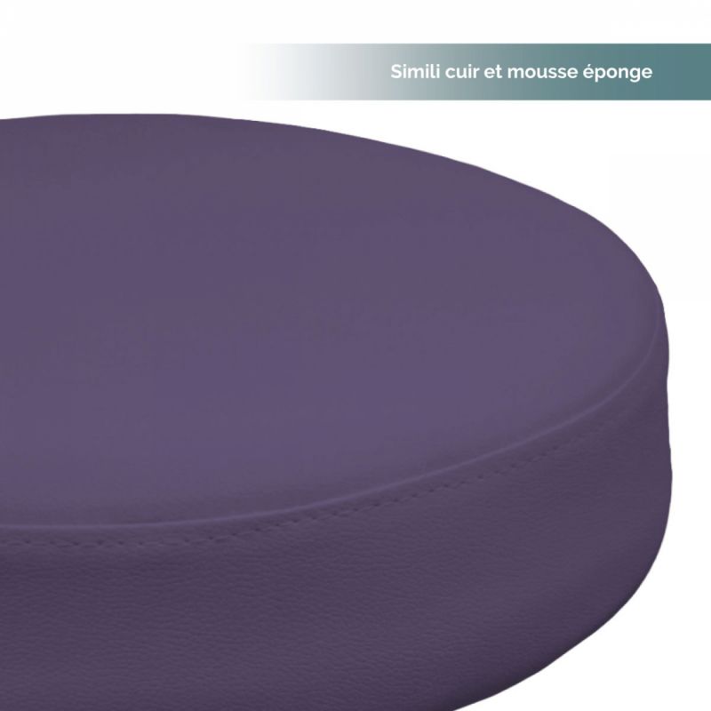 Tabouret réglable - Confort - Violet