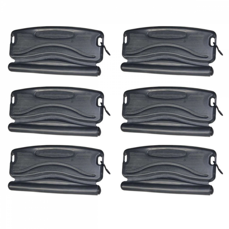 Lot de 6 flotteurs d'hivernage pour piscine - 50 cm