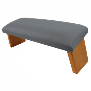 Banc de méditation pliant - Bois - Gris