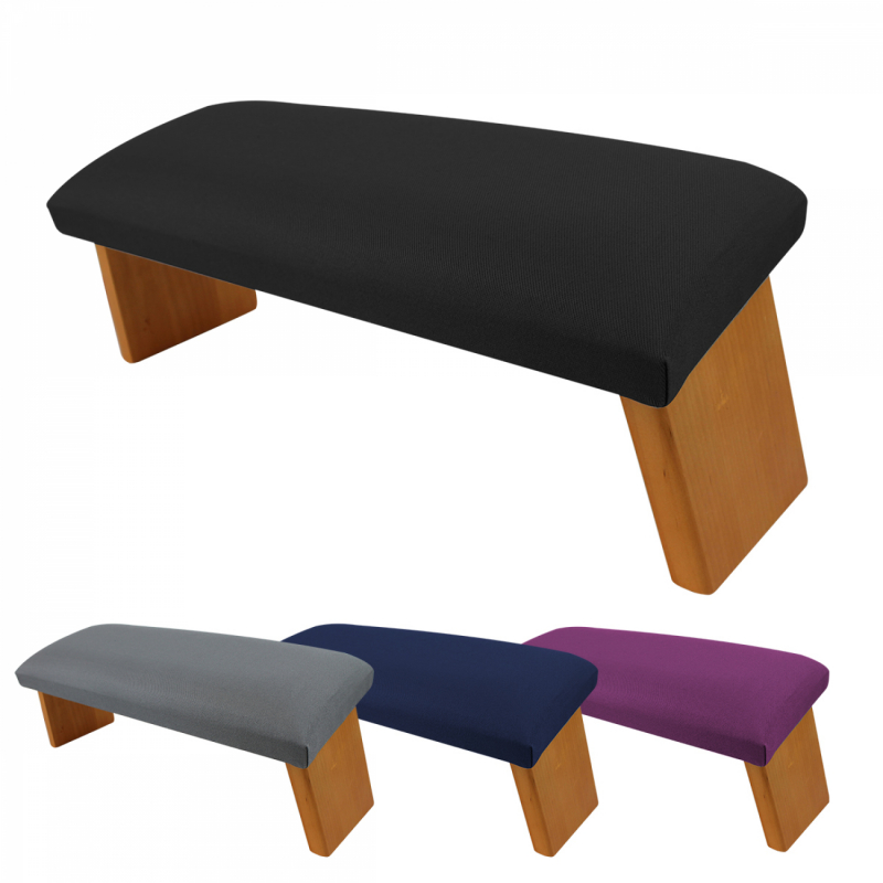 Banc de méditation pliant - Bois - Noir