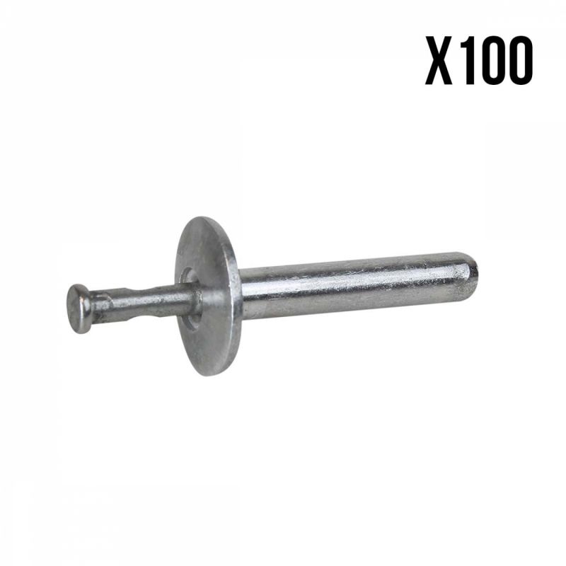 Lot de 100 Rivets de fixation en inox