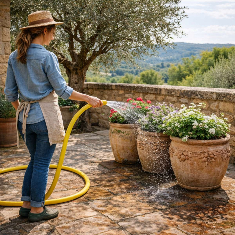 Tuyau d'arrosage - 25 m - ø 12,5 mm - Jaune