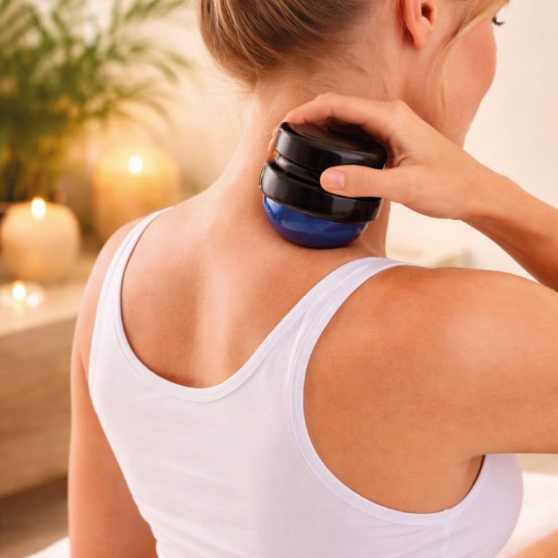 Boule de massage roll on - Bleu