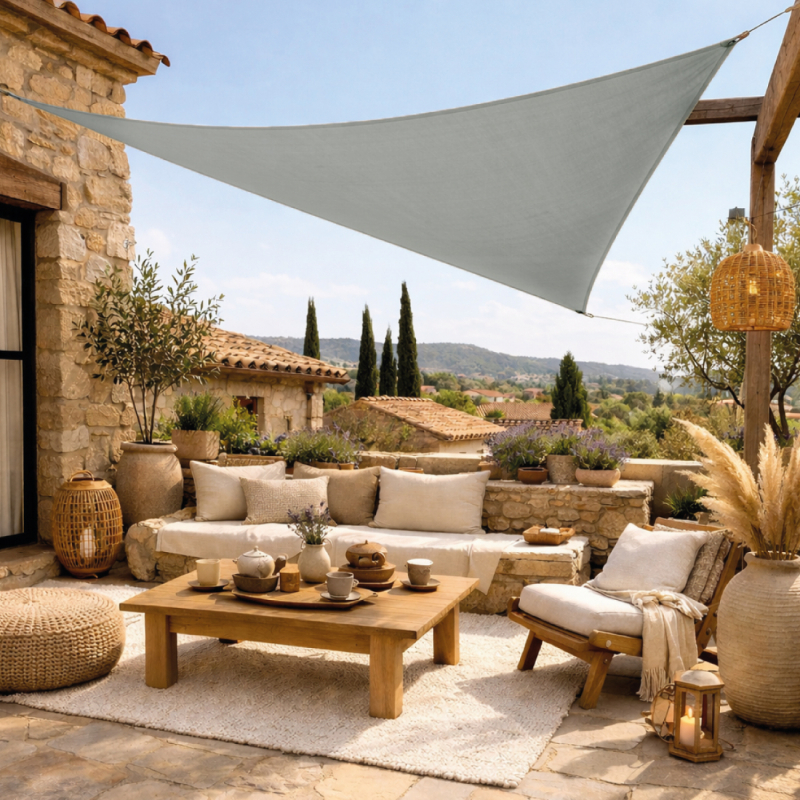 Voiled'ombragetriangulaire-4x4x4m-Gris