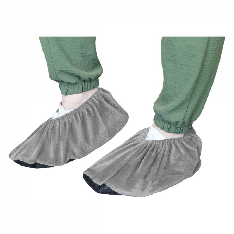 Lot de 50 paires de surchaussures antidérapantes - Gris