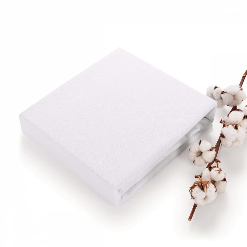 Alèse imperméable - Coton et TPU - 60 x 120 cm - Blanc